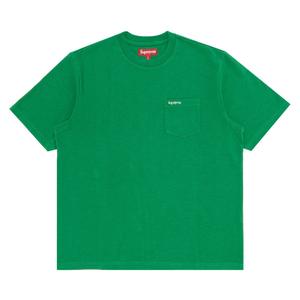 Футболка Supreme с короткими рукавами и карманами, цвет Зеленый