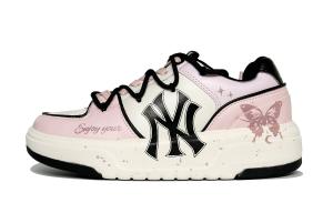 Толстые кроссовки Butterfly Whisper с устойчивой к истиранию техникой, увеличивающие рост, низкие, для скейтбординга, унисекс, MLB, розовый