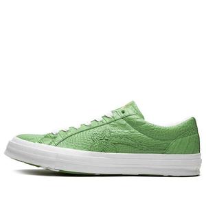 Кроссовки golf le fleur x one star low 'gator collection - forest green' Converse, зеленый