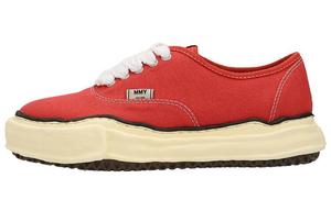 Стильные кроссовки для скейтбординга унисекс с низким верхом оранжевого цвета Mihara Yasuhiro