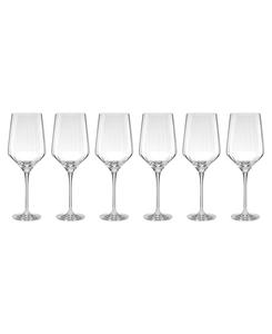 Набор из 6 бокалов для вина Tuscany Classics Angled Optic Lenox, прозрачный