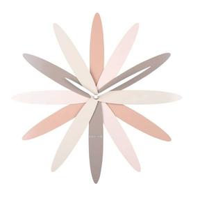 Настенные часы Karlsson Bloom, 45x5x45 см, розовый