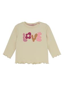 Noppies Футболка с длинными рукавами бежевого цвета