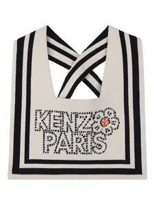 Шарф с логотипом Kenzo Kids, нейтральный
