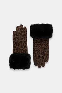 Замшевые перчатки Kurt Geiger London, коричневый