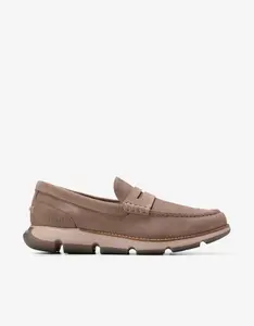 Мужские коричневые мокасины из нубука Cole Haan, коричневый