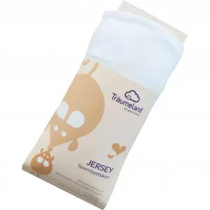 Простыня Träumeland «приятная простыня из мягкого джерси», изготовлена ​​из 100% уютного хлопка, белый