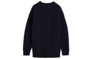 Кашемировый свитер женский морской синий TOTEME