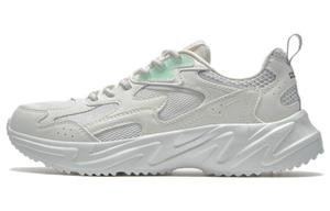 Обувь для повседневной носки Женская низкая белая/зеленая Xtep