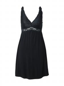 TRIUMPH Ночная сорочка 'Red Label Timeless Sensuality' в черном цвете