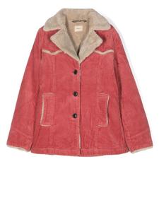 Bellerose вельветовая куртка с заостренными лацканами, розовый