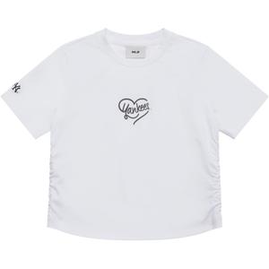 MLB Футболка Heart New York Yankees женская ecru