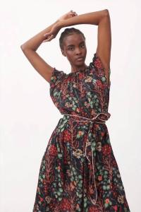 Женское платье Nubia Maxi в цвете Luxor Black CHUFY