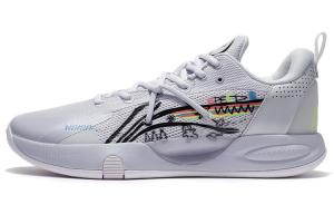 Баскетбольные кроссовки Speed 8 мужские с низким верхом светло-голубые Lining