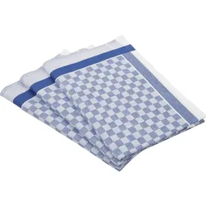 Полотенце кухонное ROSS «Эксклюзив», (набор, 3 шт.), клетчатый фон, 50х70 см, цвет blau