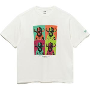 New Era Футболка Korean Style Unisex White