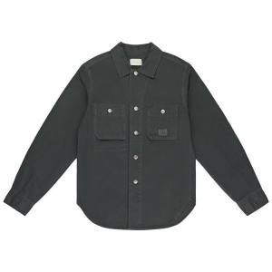 Рубашка Aimé Leon Dore Twill Work Button-Down Shirt, Volcanic Ash