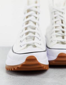 Белые кроссовки Converse Unisex Run Star Hike Hi