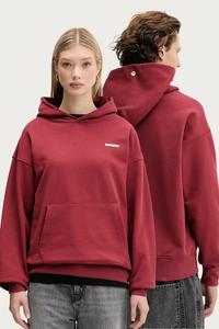 Хлопковая толстовка Barrow, бордовый