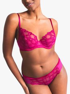 Смелый бюстгальтер на косточках с полной чашкой Maison Lejaby, Berry
