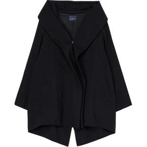 Куртка с капюшоном и шалевым воротником Yohji Yamamoto, черный