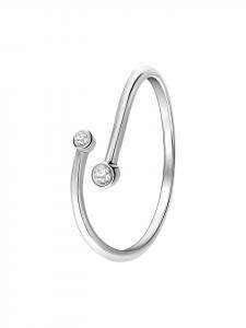 Lucardi Круглое кольцо из стерлингового серебра 925 пробы