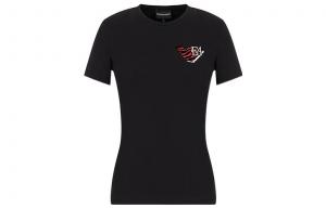 Футболка женская черная EMPORIO ARMANI