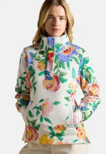 Толстовка burnham с застежкой-молнией до четверти длины Joules, White Floral
