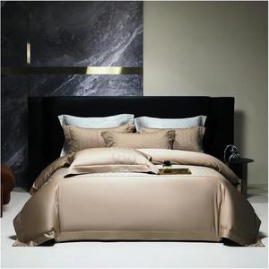 ADovz Комплект постельного белья Adovz из египетского хлопка 1000TC в стиле пэчворк сине-серого цвета