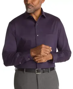 Мужская классическая рубашка с гибким воротником Ultra Wrinkle Free Van Heusen, фиолетовый