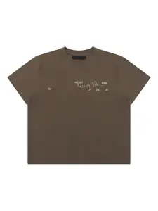 Футболка с круглым вырезом Heliot Emil, коричневый