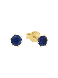 Amor Золотые серьги-гвоздики (375/9 ct) синего цвета