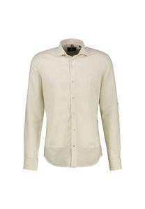 Рубашка с длинными рукавами вырезным воротником и цветочным принтом. Lerros, белый