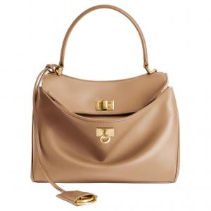 Гладкая кожаная сумка через плечо из телячьей кожи, кросс-боди, мини-сумка женская латте Balenciaga