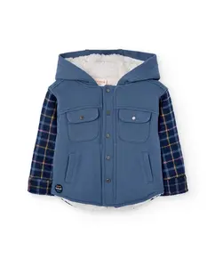 Комбинезон для младенца с капюшоном на подкладке Boboli, синий