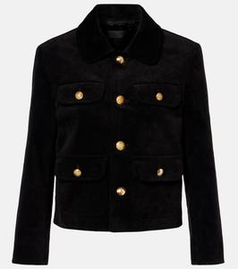 Укороченная куртка Chamonix из смесового хлопка Nili Lotan, черный