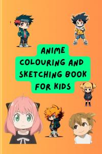 Anime colouring and sketching book (Independently published)