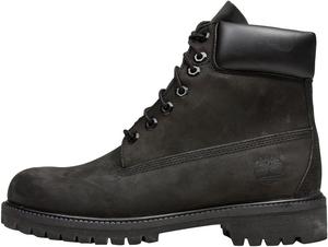 Timberland мужские 6-дюймовые ботинки Premium Full Grain, Black Nubuck