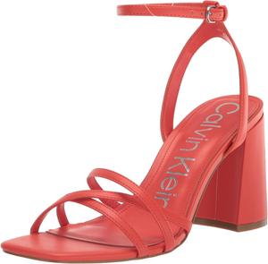 Calvin Klein Женские босоножки Qalat, Tangerine 800