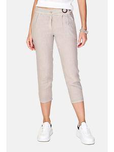 Тканевые брюки Le Jardin du Lin, бежевый