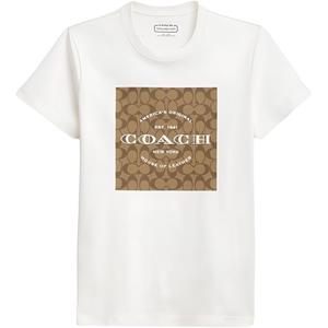 COACH Футболка женская белая