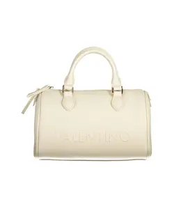 Бежевая женская сумочка с элегантными ручками Valentino By Mario Valentino, бежевый