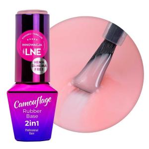 Каучуковая основа 2в1 Камуфляж MollyLac Skin Colour без HEMA и Di-HEMA 10 г № 9
