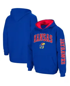 Биг Бойз Роял Канзас Джейхокс 2-Хит Тим Пуловер Худи Colosseum