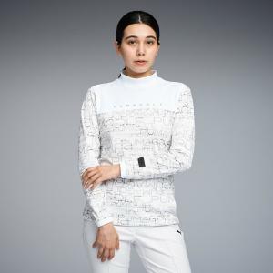 Женская рубашка для гольфа с длинными рукавами и воротником-стойкой PB Graphic.