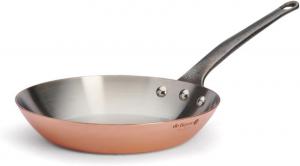 Медная сковорода INOCUIVRE De Buyer с чугунной ручкой - 24 см - 6465.24, медно-коричневый