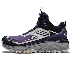 Кроссовки для походов и треккинга женские с низким верхом, цвет полифлористический, с надписью Wind Chime, фиолетовый Kailas