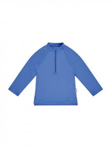 Sterntaler Купальная рубашка с длинными рукавами, однотонного синего цвета