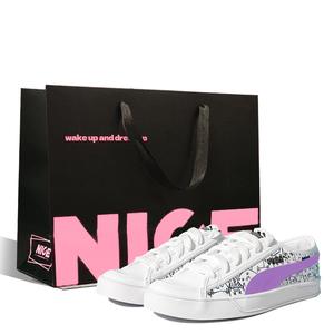 PUMA Smash V2 фиолетовые кошачьи коробки розовые легкие низкие кроссовки для скейтбординга унисекс белый фиолетовый