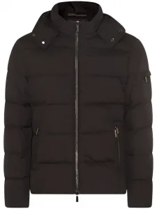 Пуховик со съемным капюшоном Moorer, черный